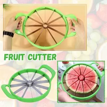 Резка арбуза из нержавеющей стали для резки фруктов для дома One Size зелёный