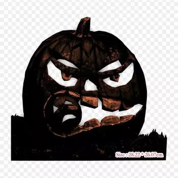 Резная хоккеистка Тыква Фонарь Джека Тыква Утюг на теплопередаче Печать Виниловые нашивки Наклейка для одежды DIY Аппликации Моющиеся нашивки