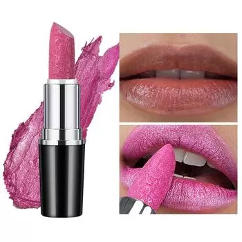 Резная помада Жемчужная помада Чашка с антипригарным покрытием Долговечная увлажняющая помада Невыцветающая блестящая помада Не содержит консервантов 01#