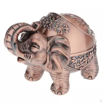 Резной браслет-органайзер-держатель 3D-контейнер для шкатулки для драгоценностей бронзовый