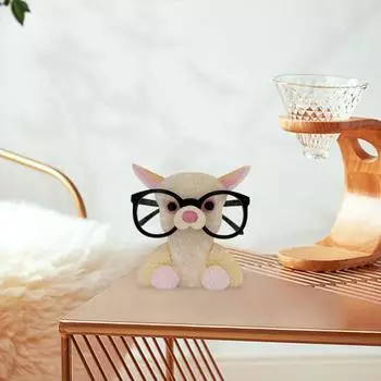 Резной деревянный держатель для очков ручной работы, стильная подставка для очков с животными, креативная стойка для хранения очков, украшение для офисного стола A