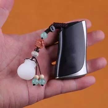 Резной кулон для телефона Bodhi, подвесные подвески, брелок для ключей в виде цветка лотоса, брелок для автомобиля, маленькая подвеска phone penant style 1