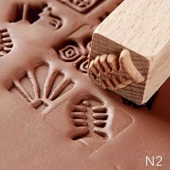 Резные деревянные штампы ручной работы. Печать на деревянной печати. Блоки для глиняной керамики своими руками.