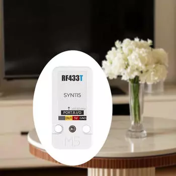 RF433T беспроводной радиочастотный передатчик белого цвета, 10 метров, стабильная передача, простота использования, выходная мощность 10 дБм