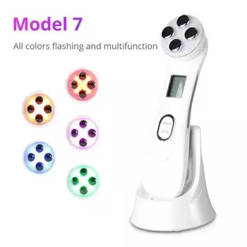 RF EMS подтяжка кожи, лифтинг, удаление прыщей, отбеливание, косметологическая машина 1 белый