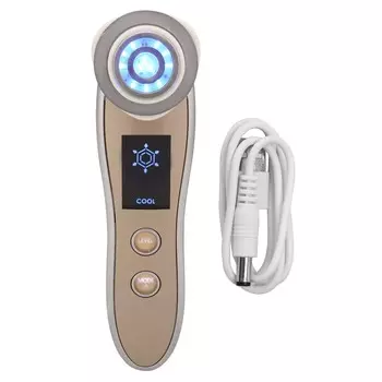 RF машина для красоты лица, синий красный свет, машина для омоложения кожи лица для дома