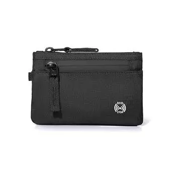 Rfid Держатель для кредитных карт Мужской короткий кошелек на молнии для монет X-Pac Мини дорожный кошелек Мужской тактический кошелек Кошелек для монет