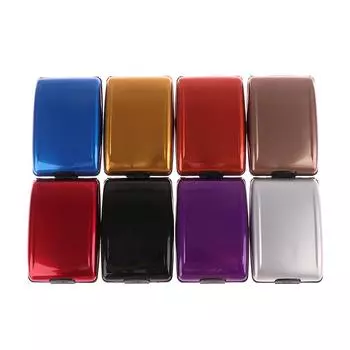 Rfid-кошелек для депозита и снятия средств, кошелек, держатель кредитной карты, алюминиевая сумка чёрный