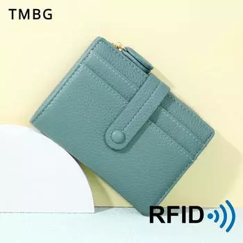 RFID противоугонный женский кошелек, новый дизайн, несколько слотов для карт, короткий женский клатч, зажимы для денег, модный кошелек из искусственной кожи с линиями личи, кошелек для монет, подарок на женский день жёлтый