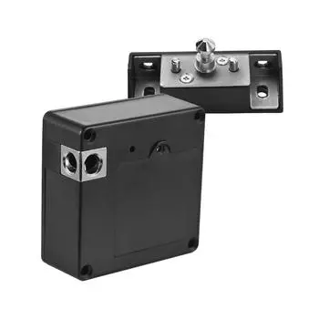 RFID-замок Умный замок для шкафа Универсальный невидимый замок без ключа Программируемый RFID-замок для замены чёрный