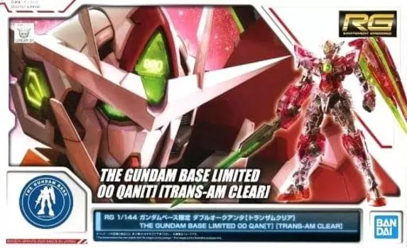 RG Gundam Base Limited Double O Quanta Mobile Suit Gundam 00 1/144 [Trans-Am Clear] (Двойной О)