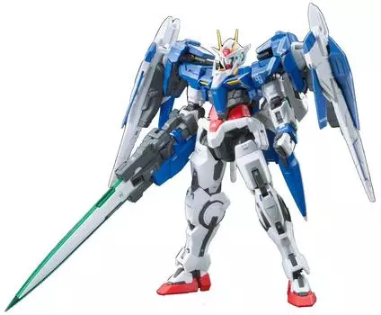 RG Мобильный костюм Гандам 00 00 Масштабная пластиковая модель GN-0000+GNR-010 1/144 с цветовой кодировкой