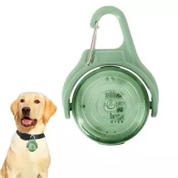 RGB Цветной светящийся подвесной ошейник для собак, цветной светильник для выгула собак, кошка зелёный