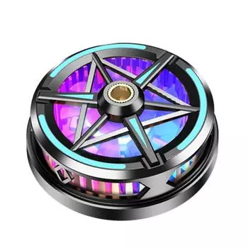 RGB-кулер для сотового телефона, магнитный и вращающийся задний зажим, охлаждающий вентилятор для телефона, кулер для мобильного телефона, планшета, компьютера для PUBG/прямой трансляции