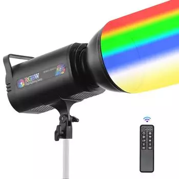 RGB LED видеосветильник с дистанционным управлением Bowens Mount Outdoor Photography Lighting COB Daylight для студийной видеозаписи EU