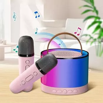 RGB-подсветка Аудиомикрофон Bluetooth V5.3 Портативный Аудио Новый Bluetooth-динамик