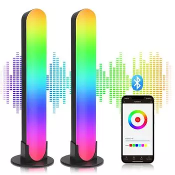 RGB Sound Control Pickup Lights красочная атмосфера ночник музыкальный ритм Pickup Lights управление приложением настольная лампа домашний декор