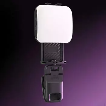 RGB-светильник для селфи с зажимом, 3 цвета, заполняющий светодиодный видеоряд для телефона