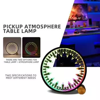 RGB светодиодная лента, музыка, управление звуком, звукосниматель, ритм, окружающая лампа, атмосфера, ночные огни для бара, автомобиля, ТВ, игровое украшение