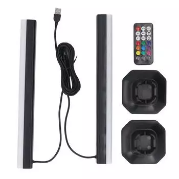 RGB световая панель Smart Music Sync RGB IC светодиодная панель с питанием от USB окружающее освещение пульт дистанционного управления Col