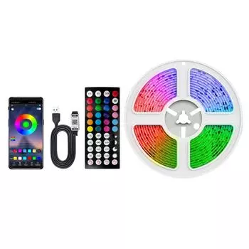 RGB-световая полоса для рабочего стола, 5 В, фантомная USB-световая лента Type 1&2m
