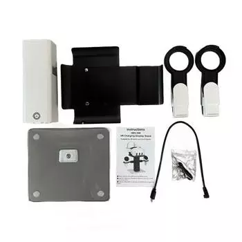 RGB VR зарядная док-станция контроллер крепление регулируемый дизайн VR зарядная станция гарнитура дисплей подставка для Meta Quest 3/3S белый