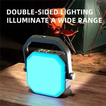 RGB видеосвет Bluetooth управление на камере видеосвет портативный светодиодный фотосветильник камера световая панель для видеозаписи чёрный