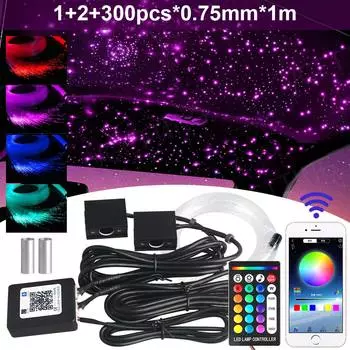 RGBW 1/2/4/6 сплит-машина Car Roof Star Light APP Control волокно оптоволоконный потолочный светильник Starry Sky для Car Home