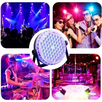 RGBW 60 LED PAR Light/ управление светом для дискотек, светодиодный прожектор для сцены, профессиональное диджейское оборудование, 100% новое EU Plug