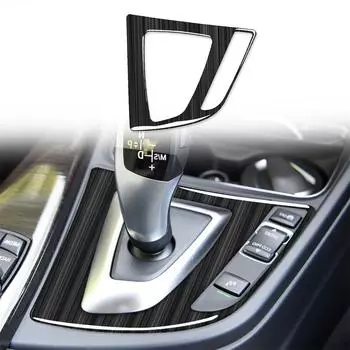 RHD Carbon Fiber Gear Shift Panel Trim Sticker For BMW 3 Series F30 F34