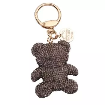 Rhinestone Bear Keychain Pendant Car Keyring Hanging Ornament Cartoon Bear Phone-Charms for Handbag Purses Decorations C1