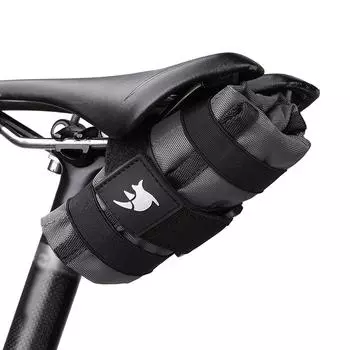 Rhinowalk Сумка для хранения велосипедных инструментов Складная портативная сумка для инструментов Складная сумка Велосипедная седельная сумка чёрный