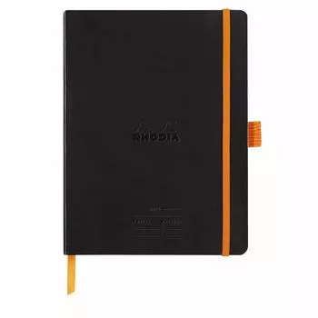 Rhodia Note Rhodiarama Meeting Book A5 160 страниц держатель и лента черный cf117782 [ручка включена]