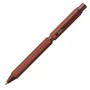 Rhodia Pen Multi Pen Maron Шариковая ручка 2 цвета Механический карандаш Алюминиевый корпус Обработка волосяной линии Роторный тип RHODIA SCRIPT cf9348 Многофункциональная