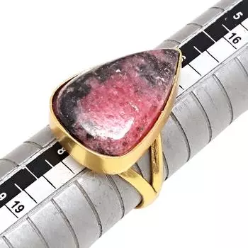 Rhodonite Gemstone Handmade Silver Jewelry 7.5