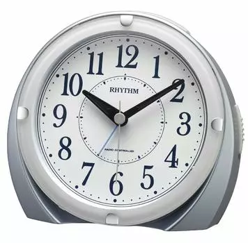 RHYTHM Radio Clock Alarm Clock Electronic Sound Alarm Alarm with Light 4RL439SR04 (Just Function)