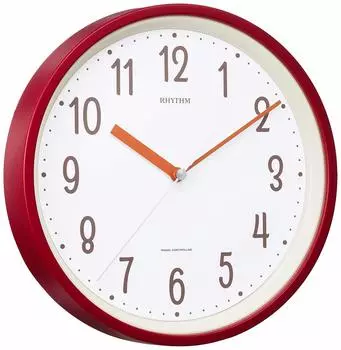 RHYTHM Wall Clock Radio Clock Continuous Second Hand Small Hanging Interior Clock RHYTHM PLUS Standard Style 143 8MYA40NC01