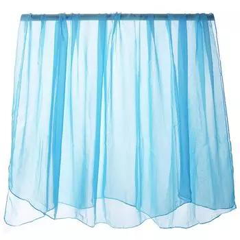 Rhythmic Large Chiffon Scarf Jumbo Scarf [Across] 140220cm (Light Blue)