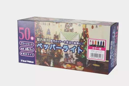 Riblight Tokyo Candle Pepper Light 50 разноцветных лампочек в форме перца чили, Рождество