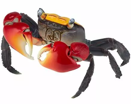 Ribogio Akate Crab Общая ширина приблизительно 140 мм ПВХ ABS окрашенная подвижная фигурка Kaiyodo RG002 &