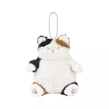 Рибу — следующий талисман сети. Кот с позитивным настроем Микенеко Санма (Общая длина ок.. 14.5cm) Кот Пушистый размер ладони 37724-11