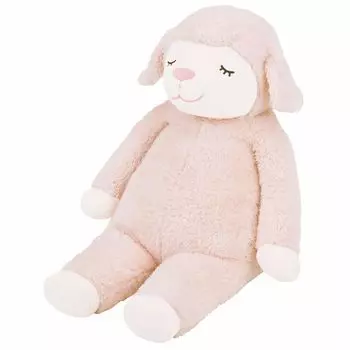 Ribuhaato Body Pillow Sheep Maple Sakura Pink L Size Length Cute Fluffy (Total Approx. 70cm) 48122-23