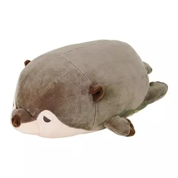 Подушка-валик Ribuhaato из полиэстера Marshmallow Animal Otter Roll Length Fluffy and Chewy (Всего приблизительно. 27см) 58218-33