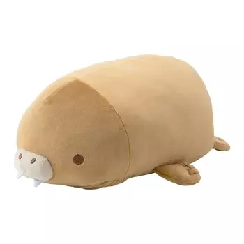 Ribuhaato Bolster Marshmallow Aquamie Walrus Length Plush Waist Pad (Total Approx. 27cm) 98205-31