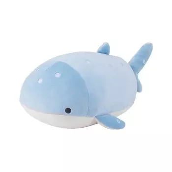 Ribuhaato Bolster Marshmallow Aquamie Whale Shark Длина плюшевой игрушки пушистая (Всего приблизительно. 29см) 38306-62