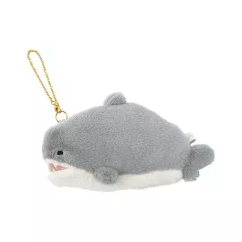 Ribuhaato Flat Pouch Marshmallow Animal Aquamie Shark Length Sea Life Аксессуары (Всего приблизительно. 14см) 18301-72