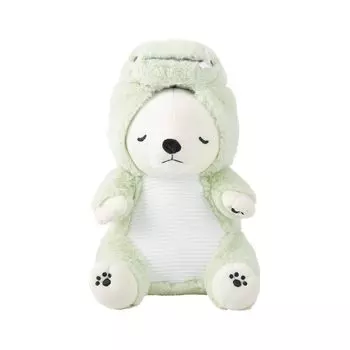 Ribuhaato Food Sitting Body Pillow Premium Nemunemu Animals Polar Bear Lucky M Size (Total Length Approx. 35cm) Snake Zodiac 27027-11