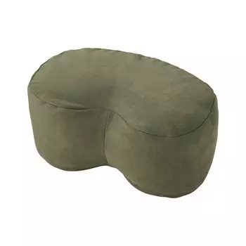 Ribuhaato Lying Cushion Lilafit Moss Green Length Elbow Rest Ottoman Body Pillow Waist Rest (Total Approx. 40cm) 22051-53