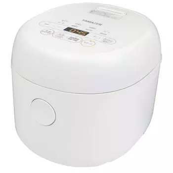 Rice 3 Микрокомпьютер Тип Rice 3 Heat Separate Living White [Yamazen] Плита, Чашки, Плита, Чашки, Удержание, Готовка, В одиночку, NEJR-051DM(W)