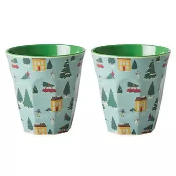Rice Baby Cup Medium, Зимний лес, 2 шт.